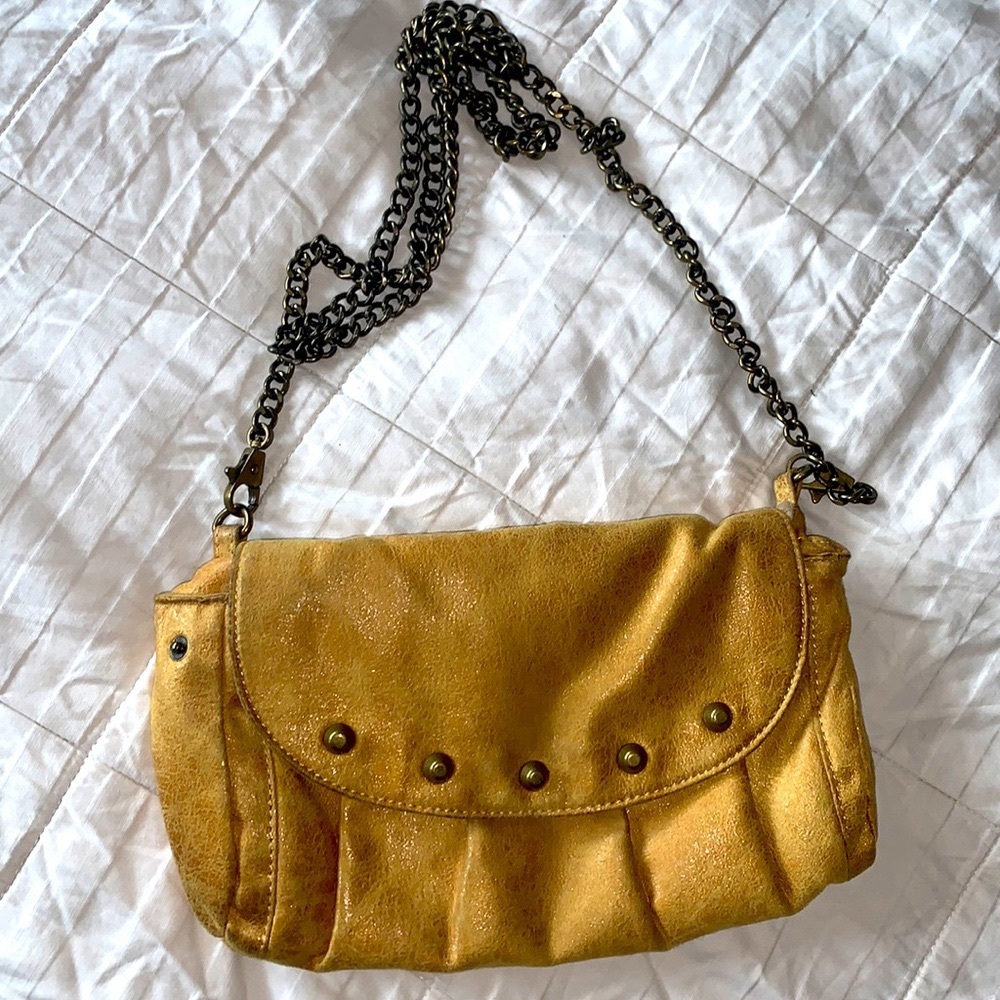 Yellow vegan leather purse from Matt & Nat